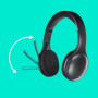 Logitech H800 Bluetooth Wireless Headset Casque Sans fil Arceau Bureau/Centre d'appels Noir 981-000338 logitech