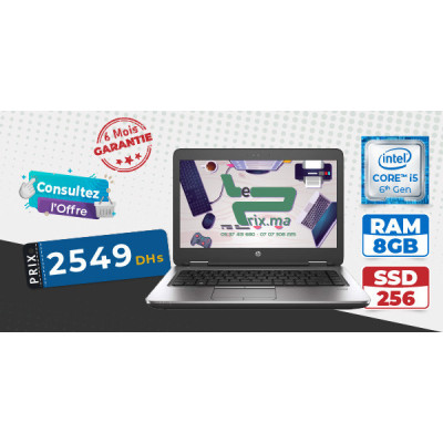 PC Portable HP 8Go RAM / 256 SSD / 6Gen